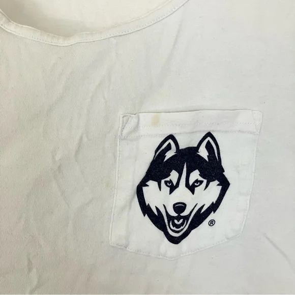 VS PINK 2016 UConn Huskies White Tank Top - Picture 4 of 5